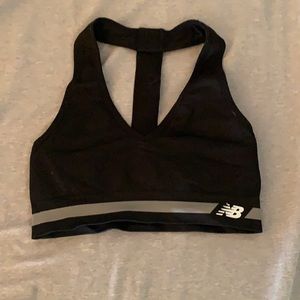 Black new balance sports bra- great condition!